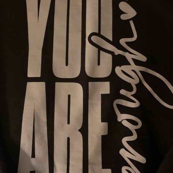 NWT Handmade WMS GILDAN SIZE LG SWEATSHIRT” you are Enough “ - Picture 12 of 14